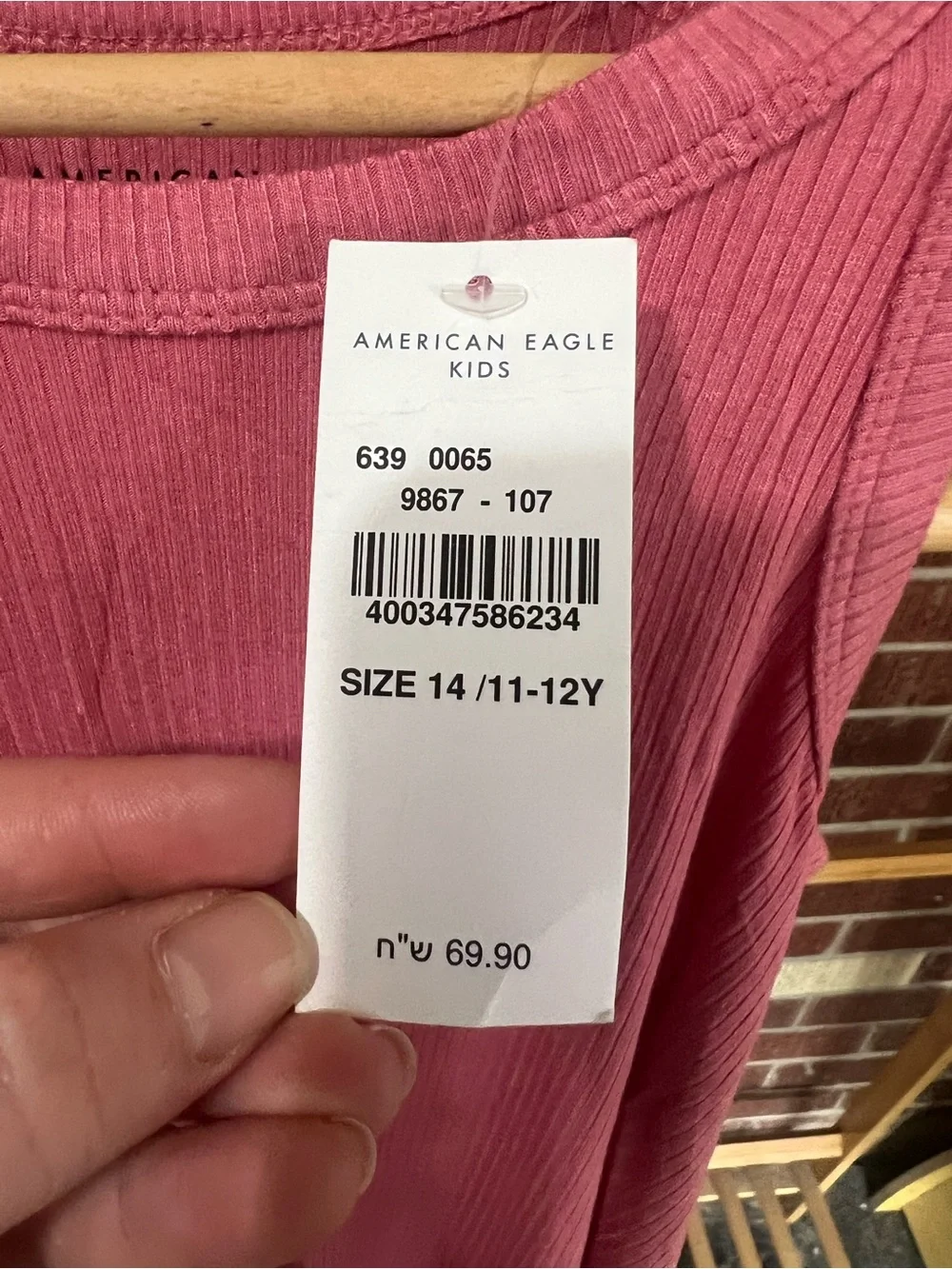 AE kids NWT pink dress